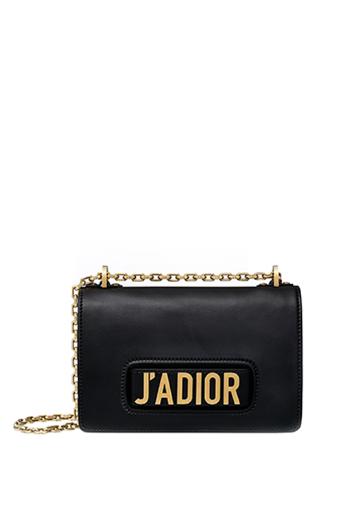 black J&#039;adior flap bag with chain