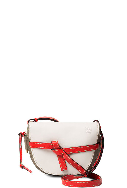 gate small bag +white/light grey/red