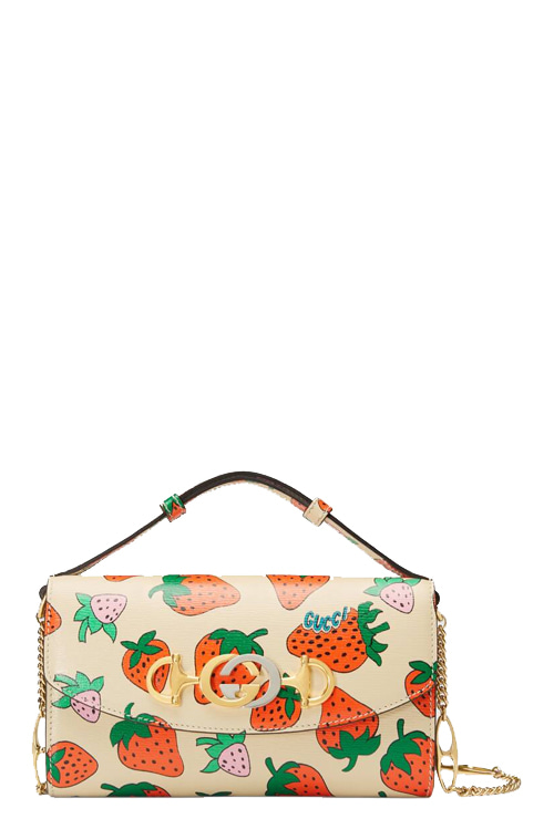 zumi strawberry print mini bag