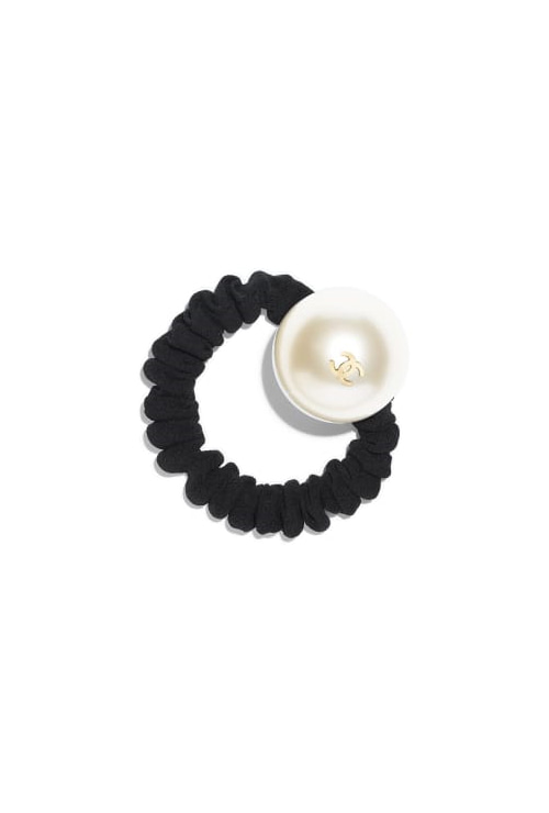white pearl hair accessory