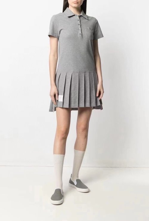 thom st. pleated polo dress / 2 types