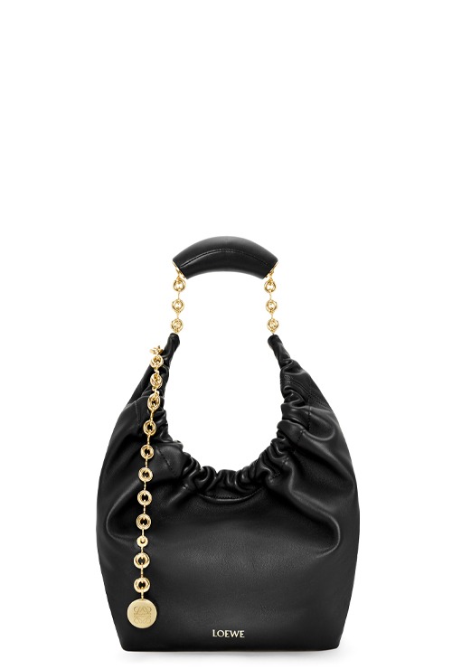 nappa leather squeeze bag