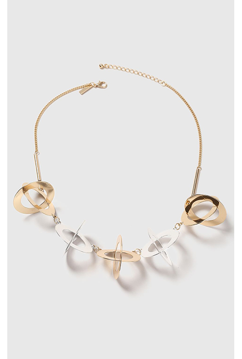 circle orbital collar necklace