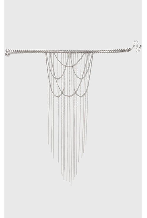 drape chain necklace