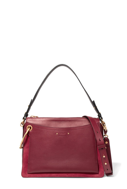 medium roy leather&amp;suede shoulder bag