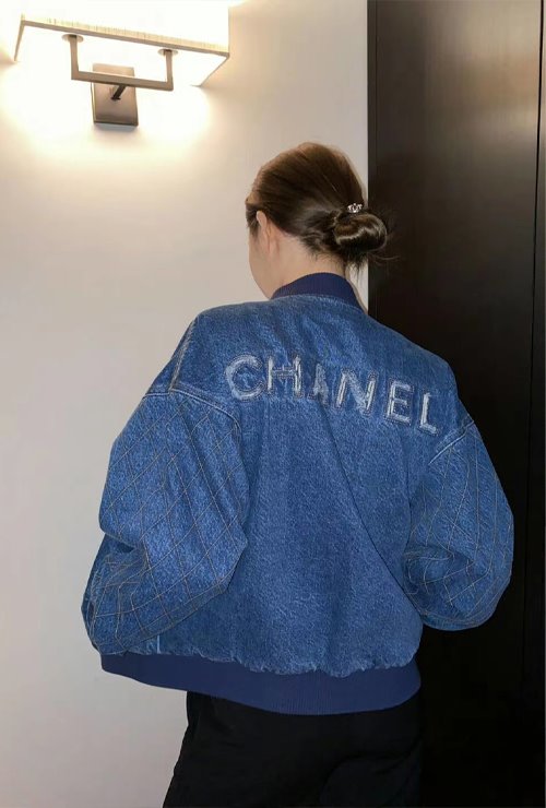 ch st. vintage wide washing denim jacket